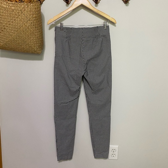 Zara Black and White Checkered Ankle Pants - Picture 3 of 6